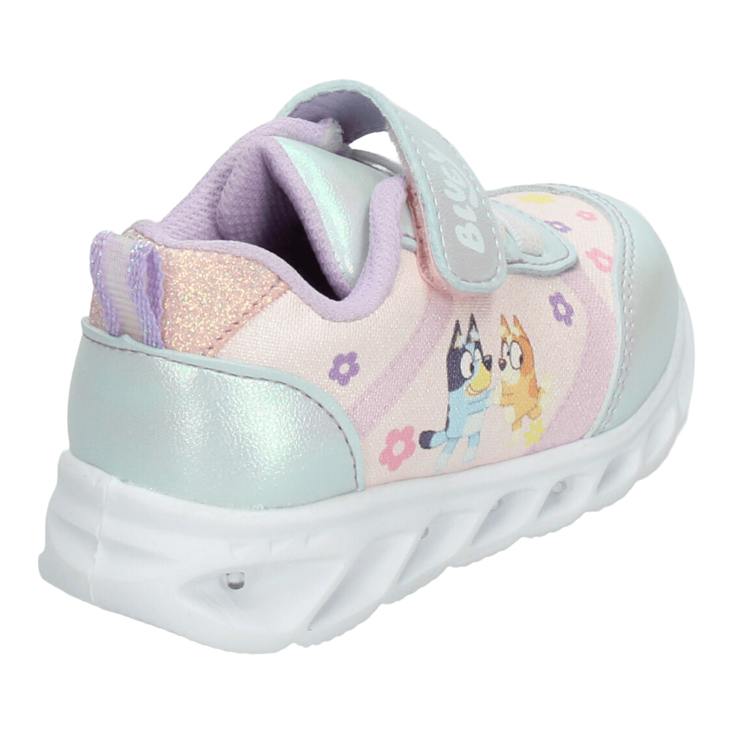 Tenis Bluey Niña Rosa Casual Led Cómodo Infantil T15-18 — imagen 4