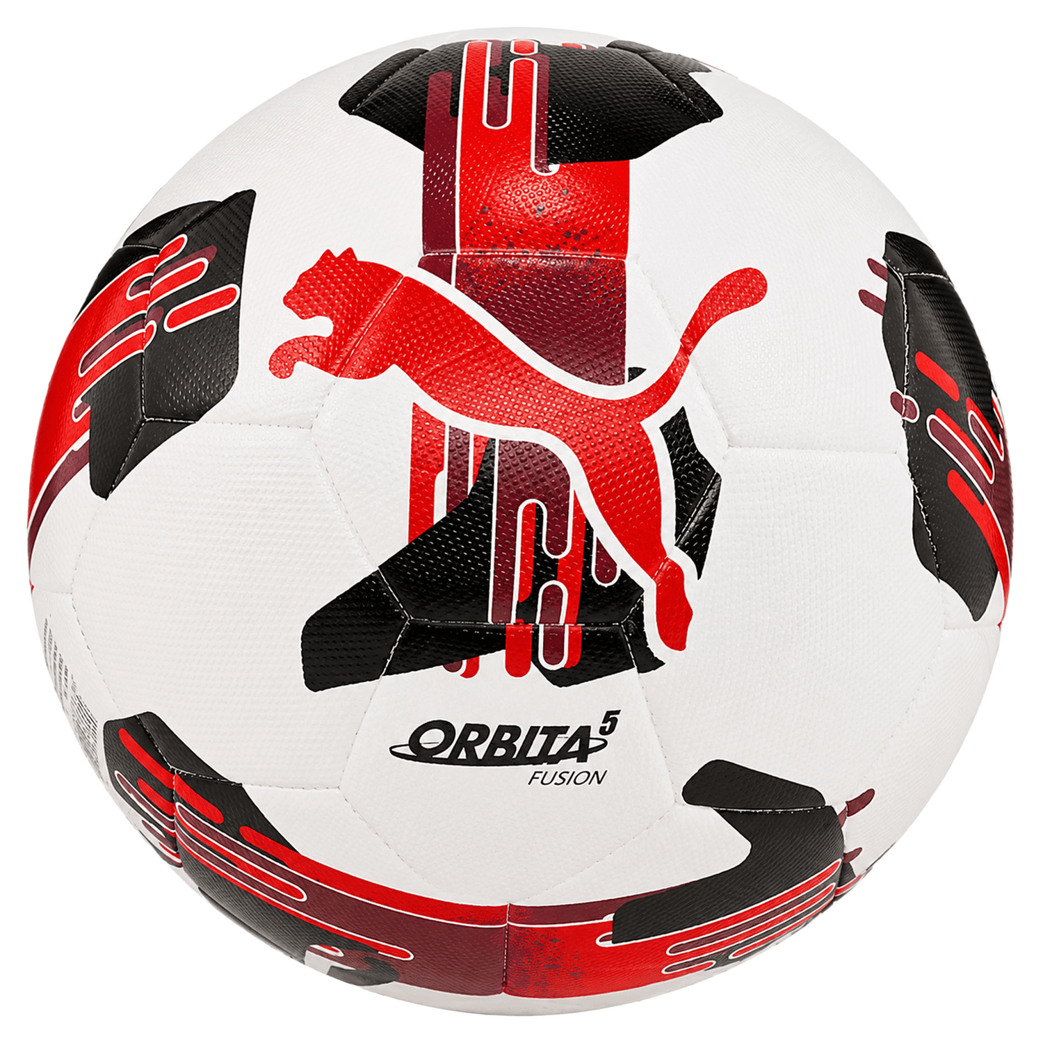 Balón Unisex Puma Orbita 5 Fusion Deportivo Blanco Rojo Caballero — image 2