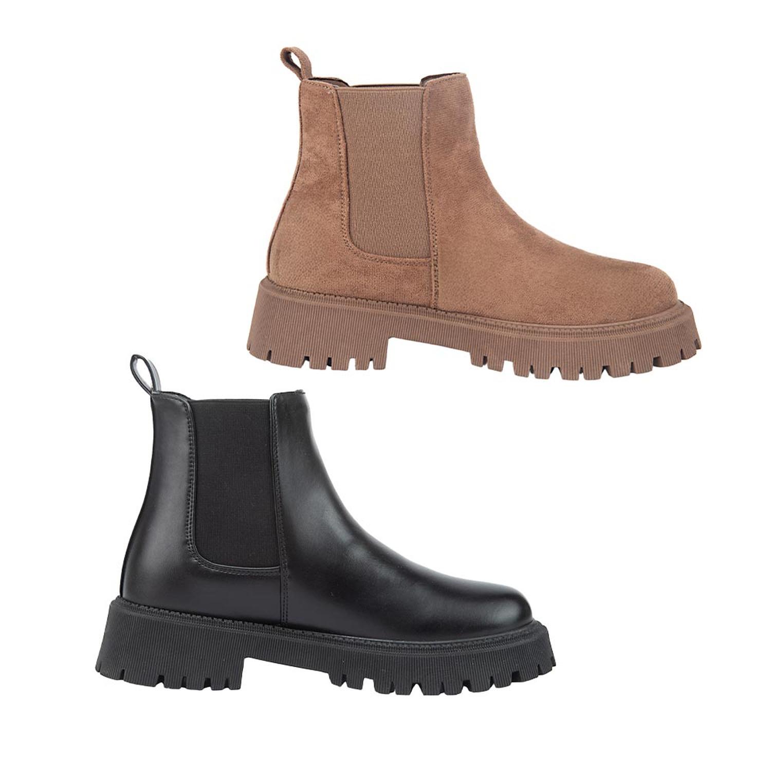 BOTA DAMA TIERRA BENDITA KIT 2 PARES SUELA TRACK 4Cm 1226322 — imagen 1
