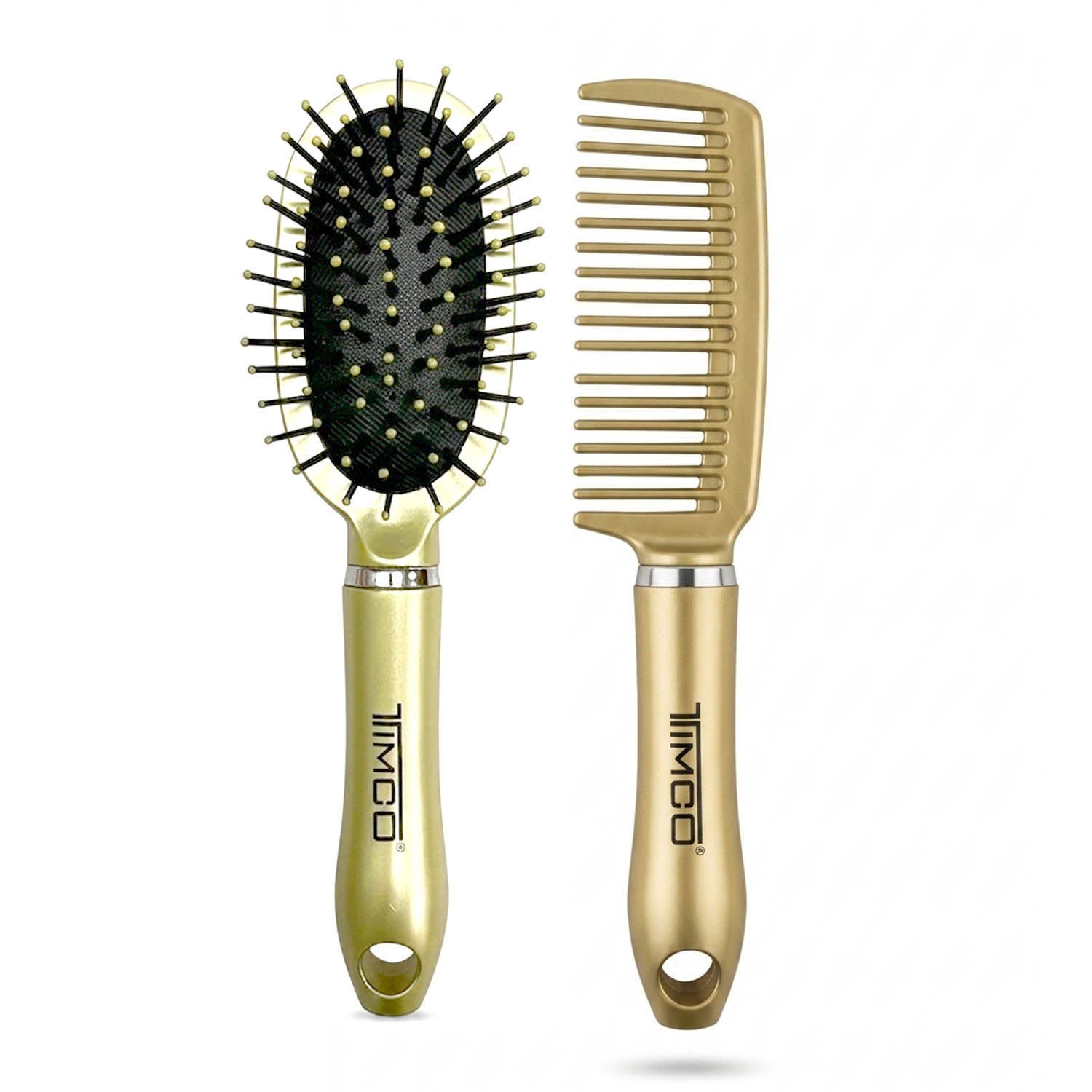 Kit 2 en 1 Cepillo y Peine para cabello TIMCO CKIT6500 Duo Brush Pack para Desenredado Suave y Cabello Manejable — imagen 2