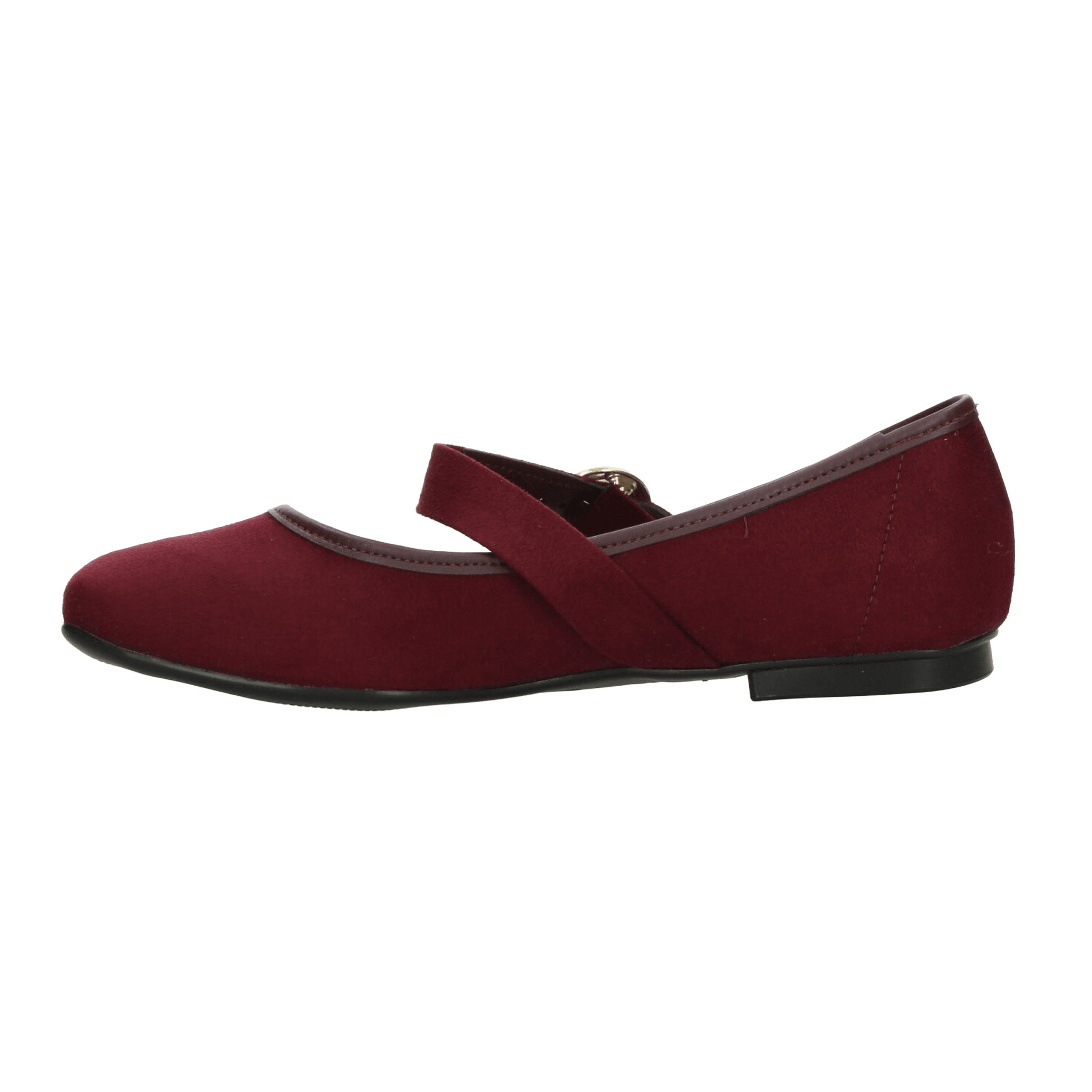 Flats Moleca Dama Casual Mary Jane Hebilla Rojo Mujer — imagen 14