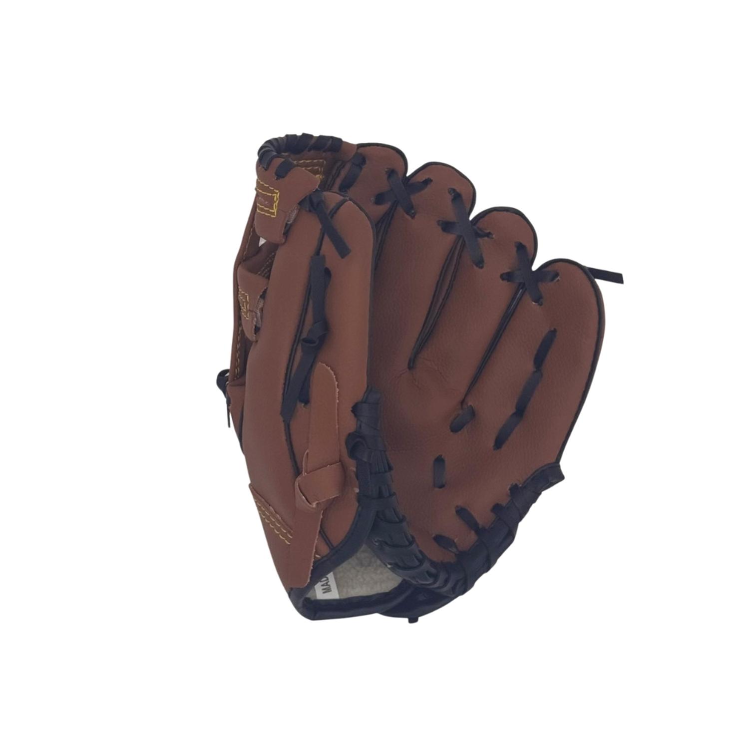 Manopla de Béisbol Infantil 3R Piel Sintética Talla 9.5 Café — imagen 1