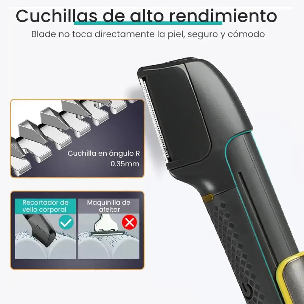 Rasuradora Eléctrica Bomidi Afeitadora de Vello Corporal HT1 - Negro — imagen 3