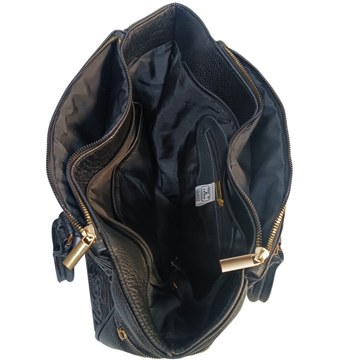 Bolsa Grande Dama Original De Piel Legitima Valentina — imagen 9