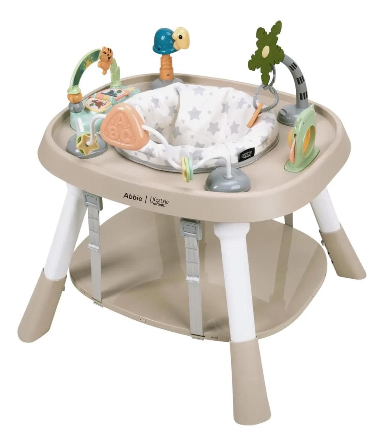 Silla Alta Infanti Abbie Beige Multifuncional Ajustable — imagen 9