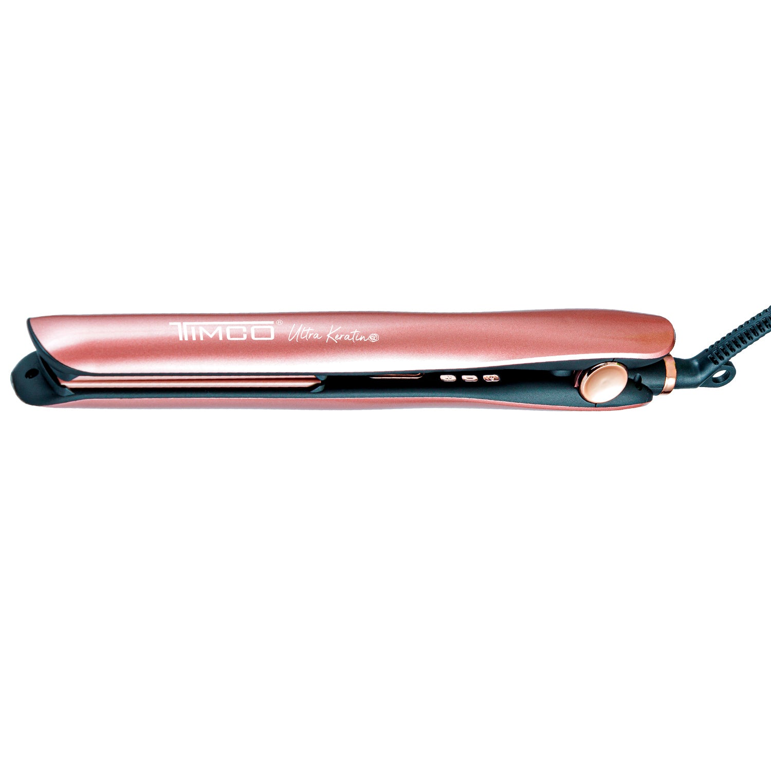 Plancha para Cabello Keratin Cerámica + Iónica Control de Temperatura LED Voltaje Dual Antifrizz Timco PYB1442 — imagen 4