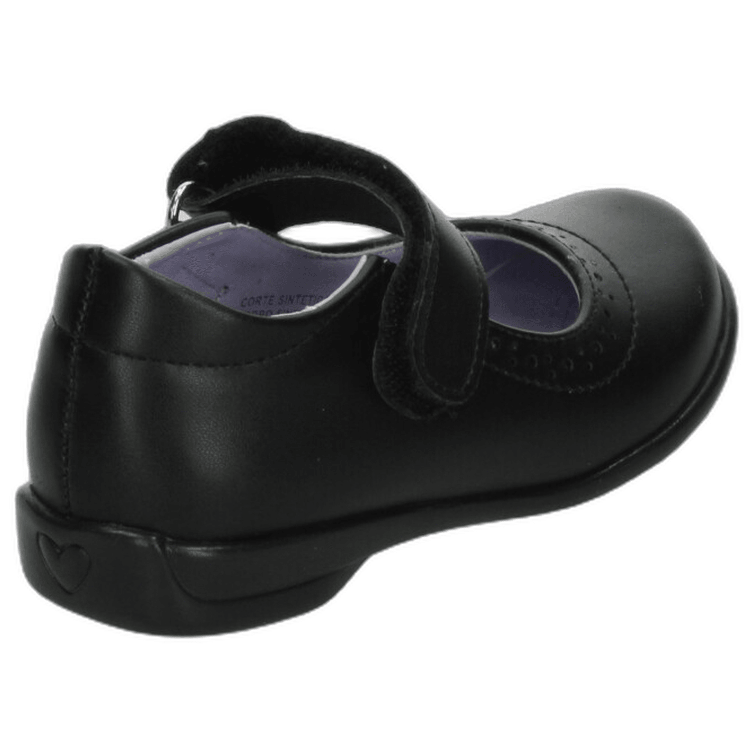 Zapato Escolar Niña Lia Negro Elegante Infantil T15-18 — imagen 4