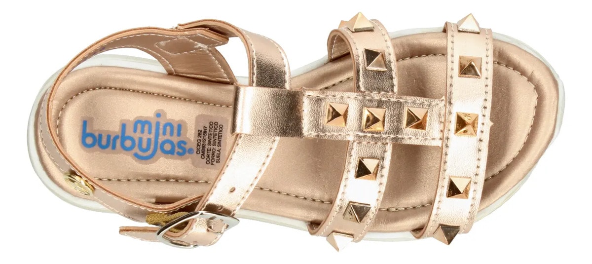 Sandalias Mini Burbujas Niña Casual Rose Gold Infantil — imagen 16