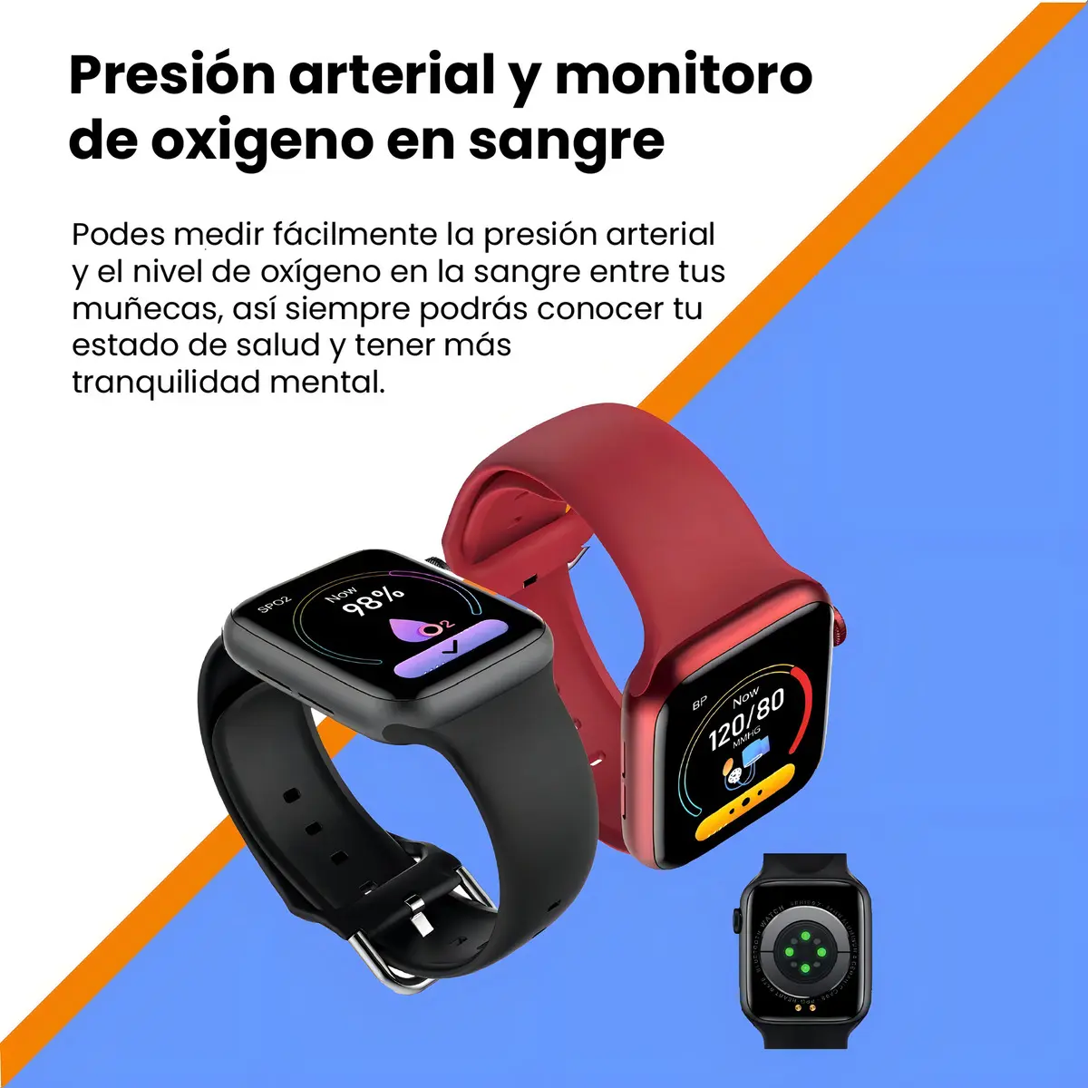 Smartwatch T500 Plus con Bluetooth, Pantalla de 1.54 Pulgadas, Monitor de Frecuencia Cardíaca, Llamadas BT — imagen 6