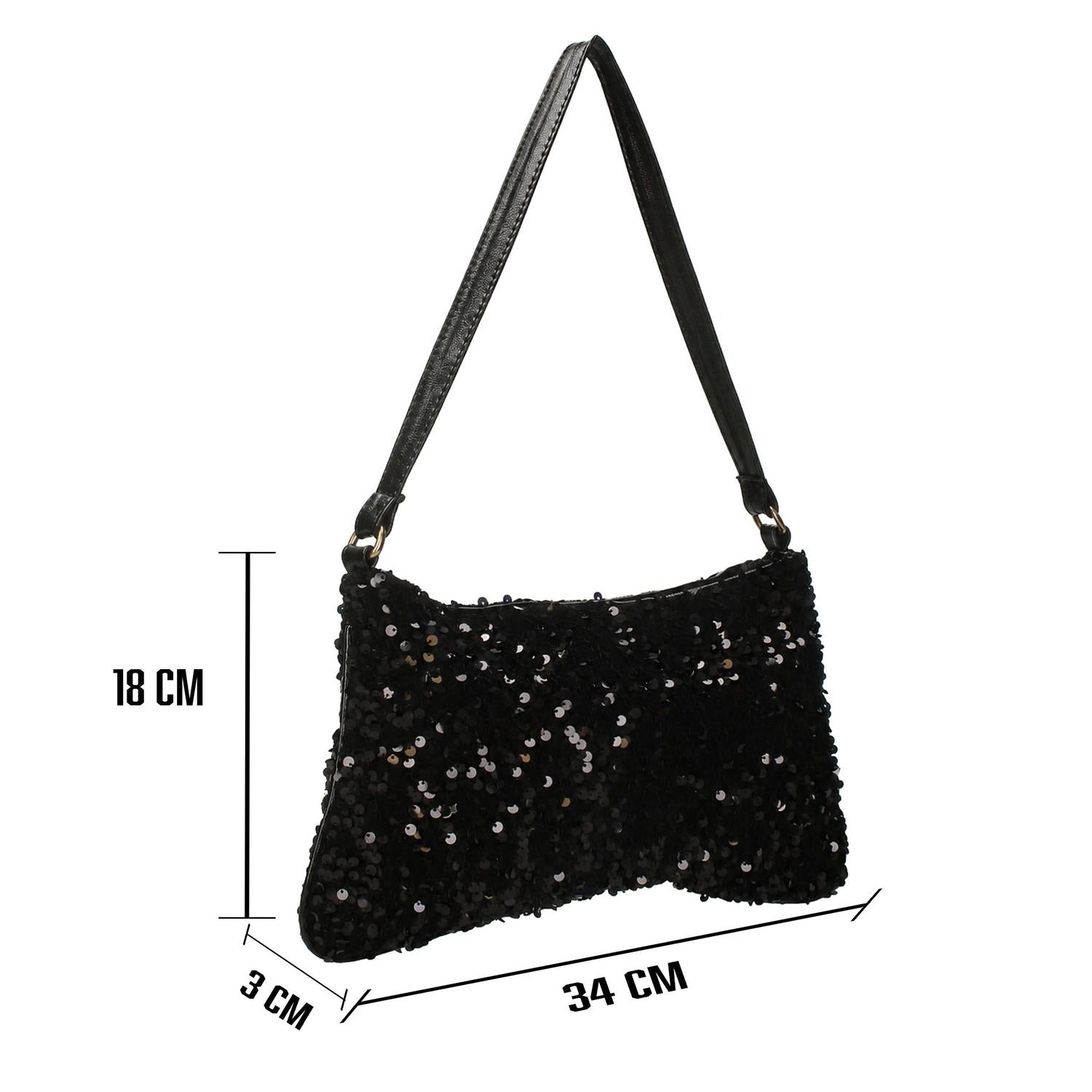 Bolsa Dama Felianna Negro Fiesta Mujer — imagen 5