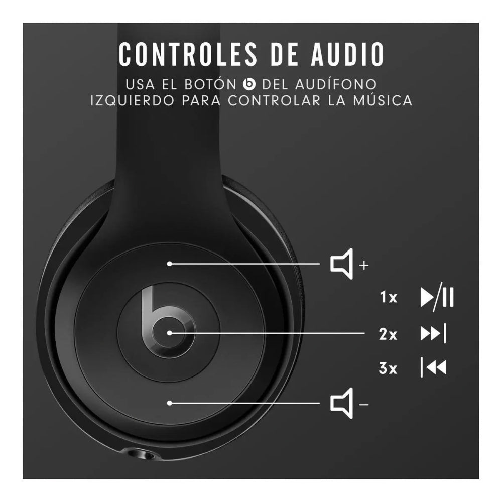 Audifonos Inalambricos Beats Solo 3 Wireless - Negro Mate — imagen 4