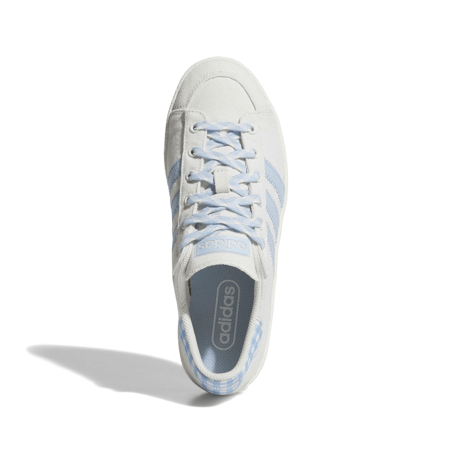 Tenis Dama Adidas Jump Hook Low Blanco Casual Cintas Mujer — imagen 8