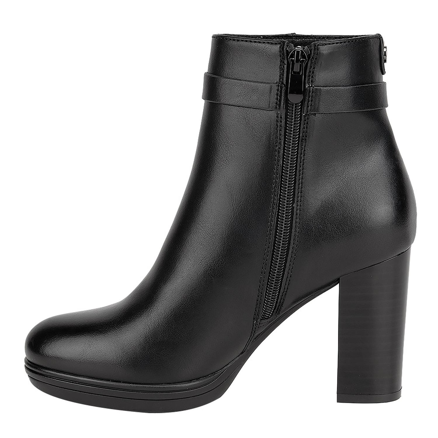 BOTA DAMA SAO PAULO VESTIR LISO TACON ANCHO 9.5Cm 1313066 — imagen 5