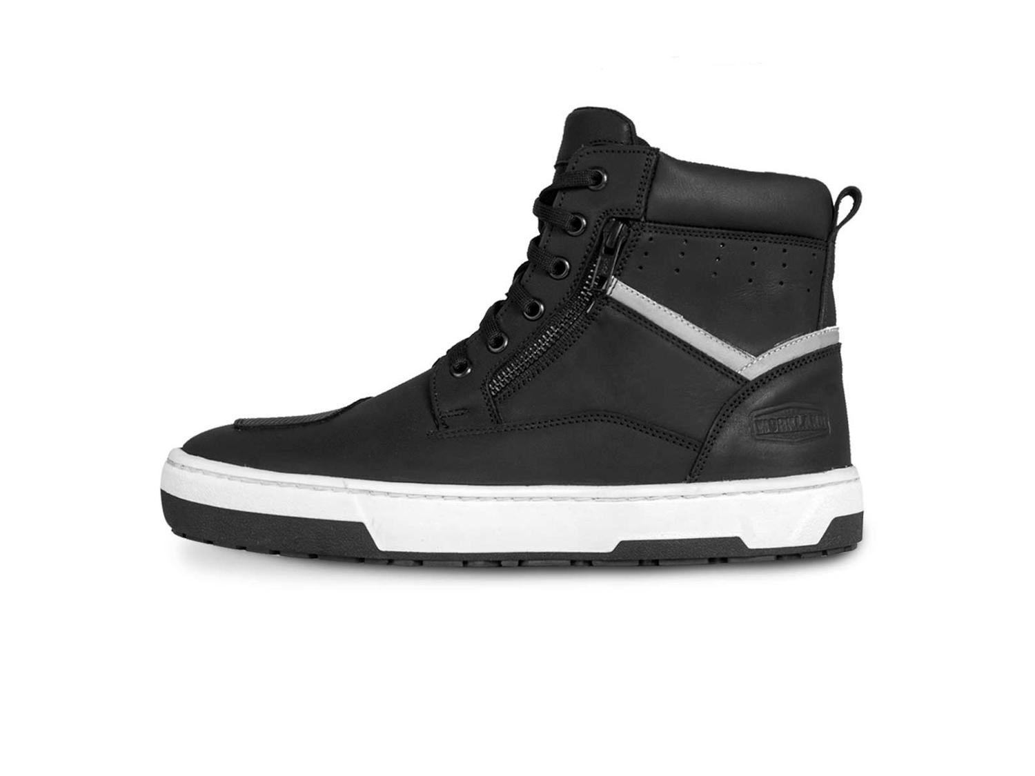 Bota hombre tenis motociclista botin biker WKL 80205 Negro B — imagen 3