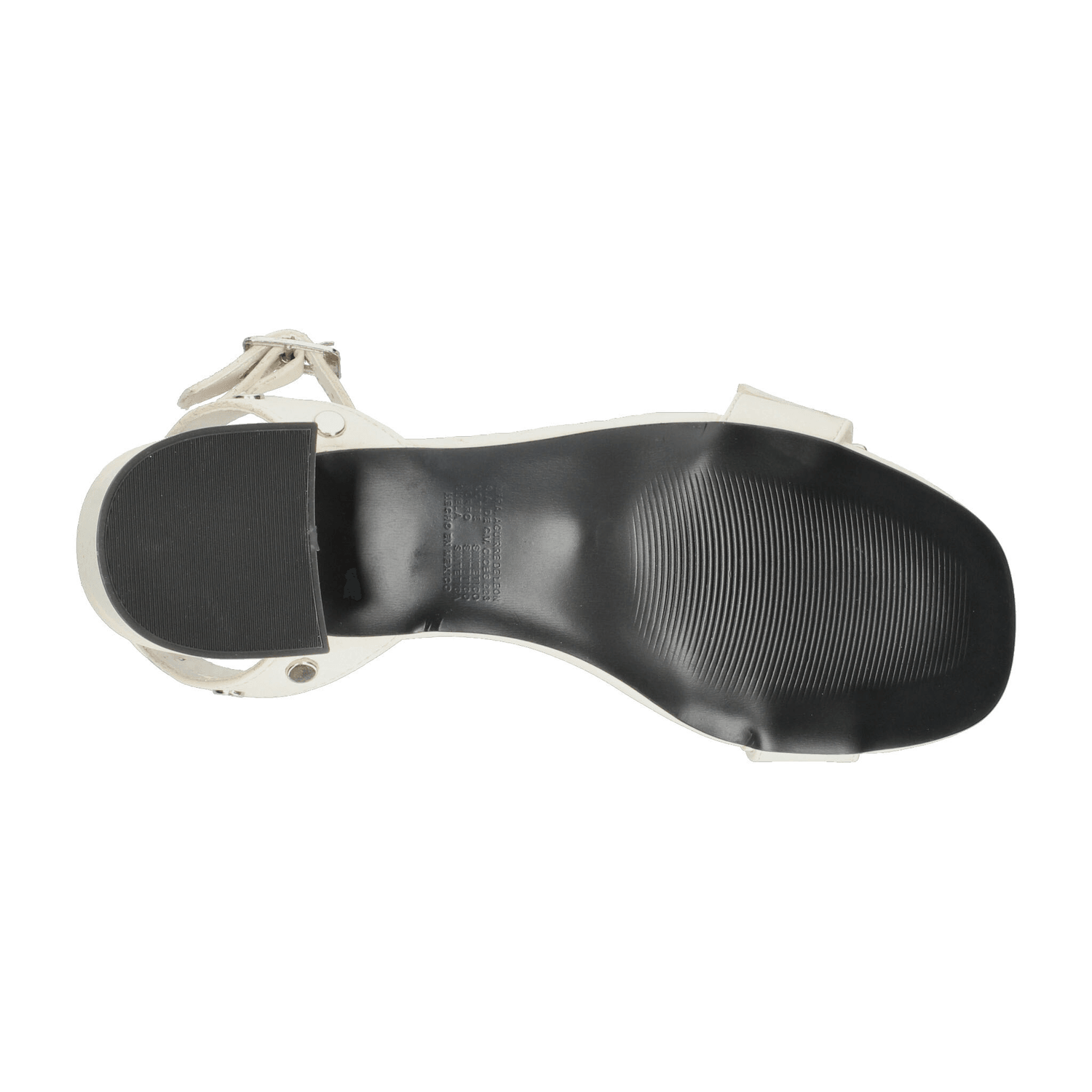 Sandalias Paulina Dama Hebilla Tacón 4cm Casual Latte Mujer — imagen 9