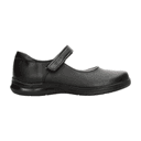 Zapato Vavito Niña Escolar Adhesivo Negro Infantil T18-22