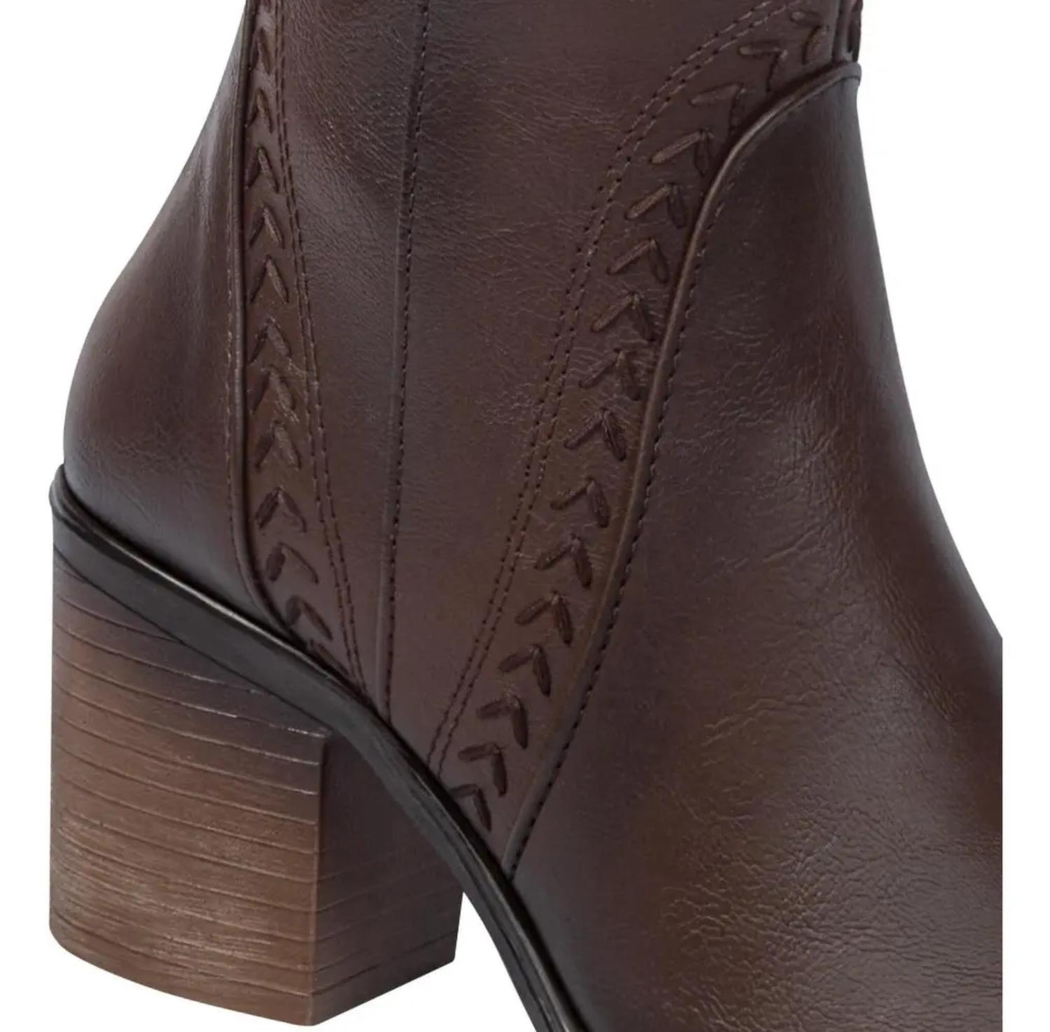Bota Larga Dama Tierra Bendita Texano Bordado 7.5cm 1180513 — imagen 6