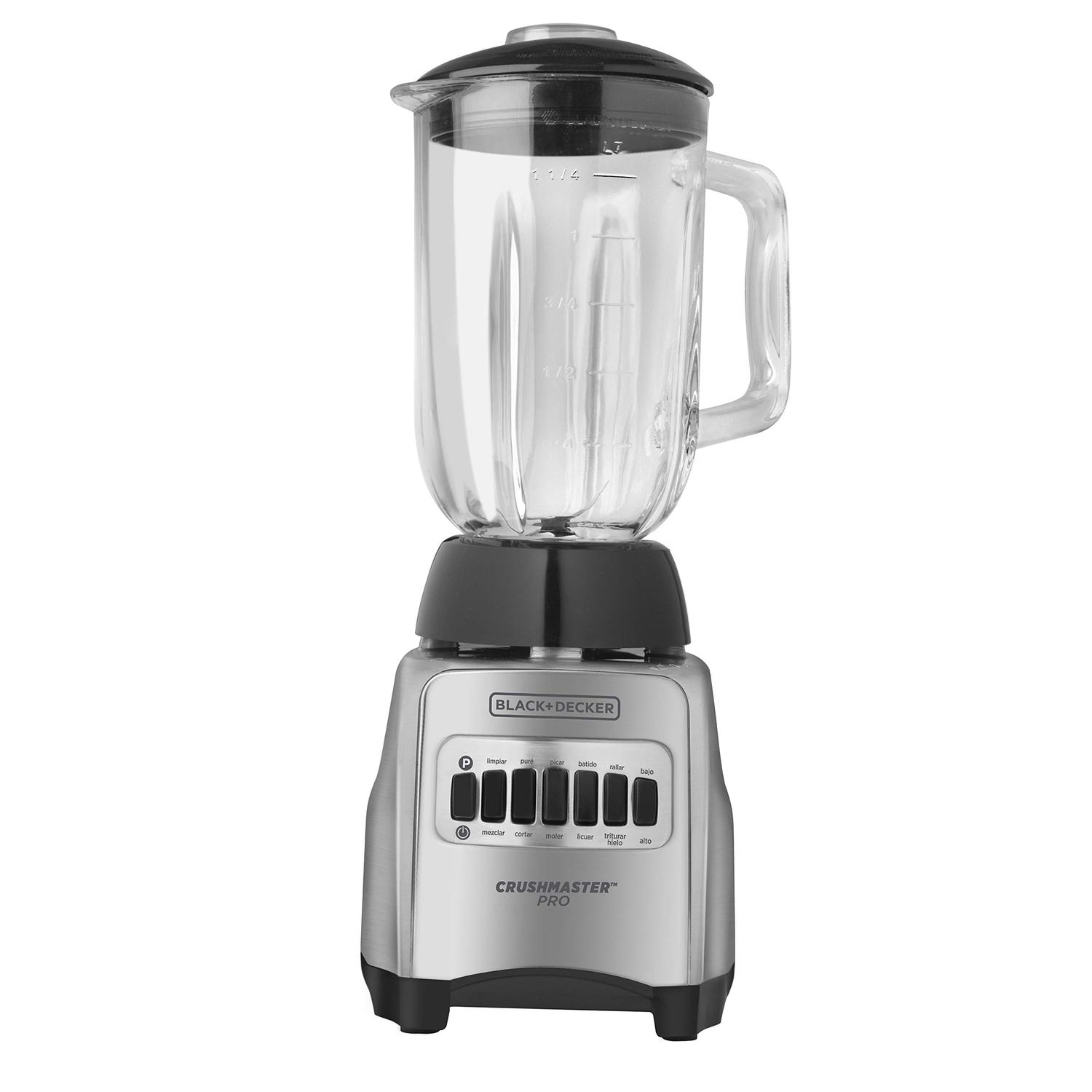 Licuadora Black+Decker BL1000MG 550 W Vaso de Vidrio 1.25 L — imagen 1