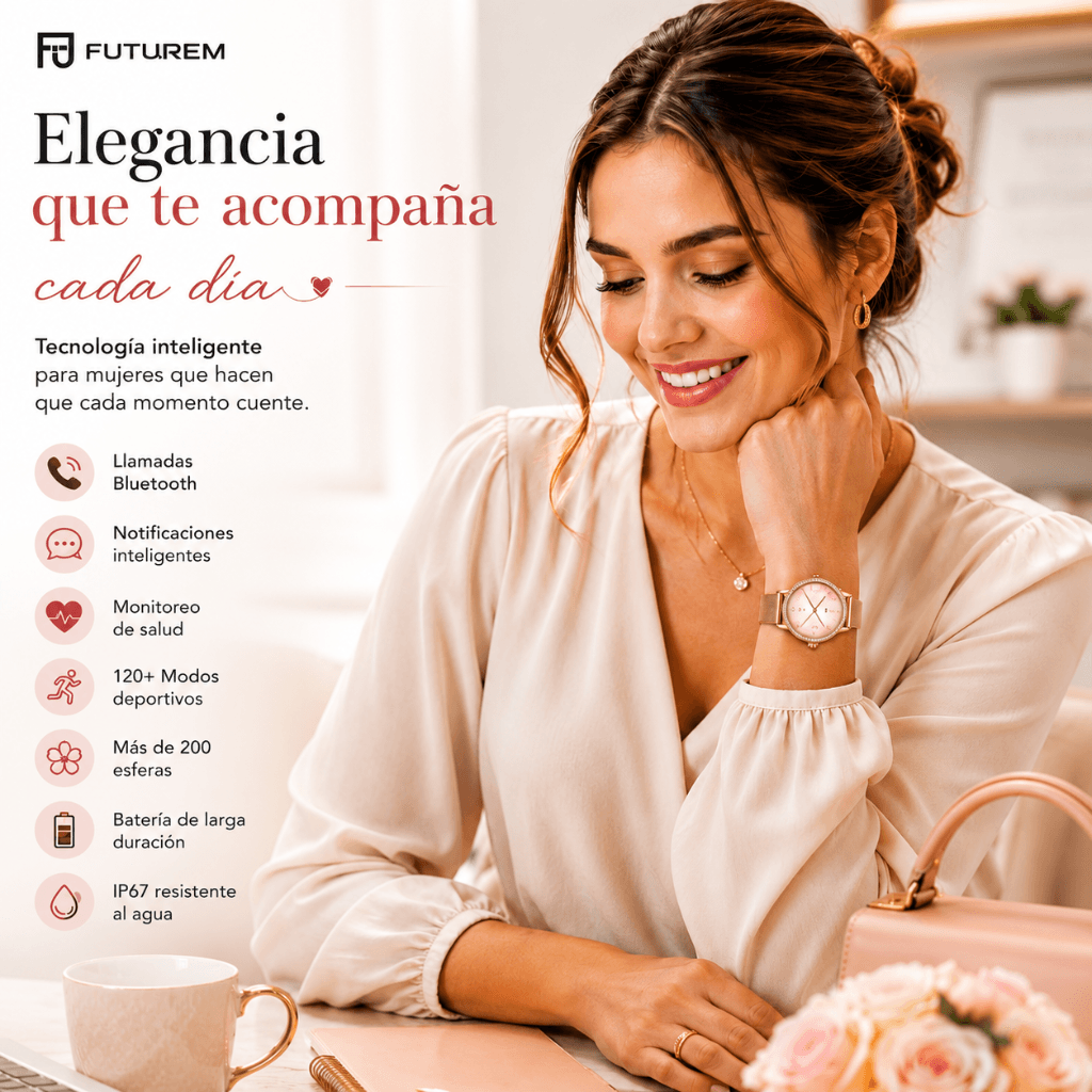 BOCINA XIAOMI SOUND POCKET (ROSA) + SMARTWATCH FUTUREM DW01 (DORADA) Y POWERBANK G-TIDE P1 (BLANCA) — imagen 10