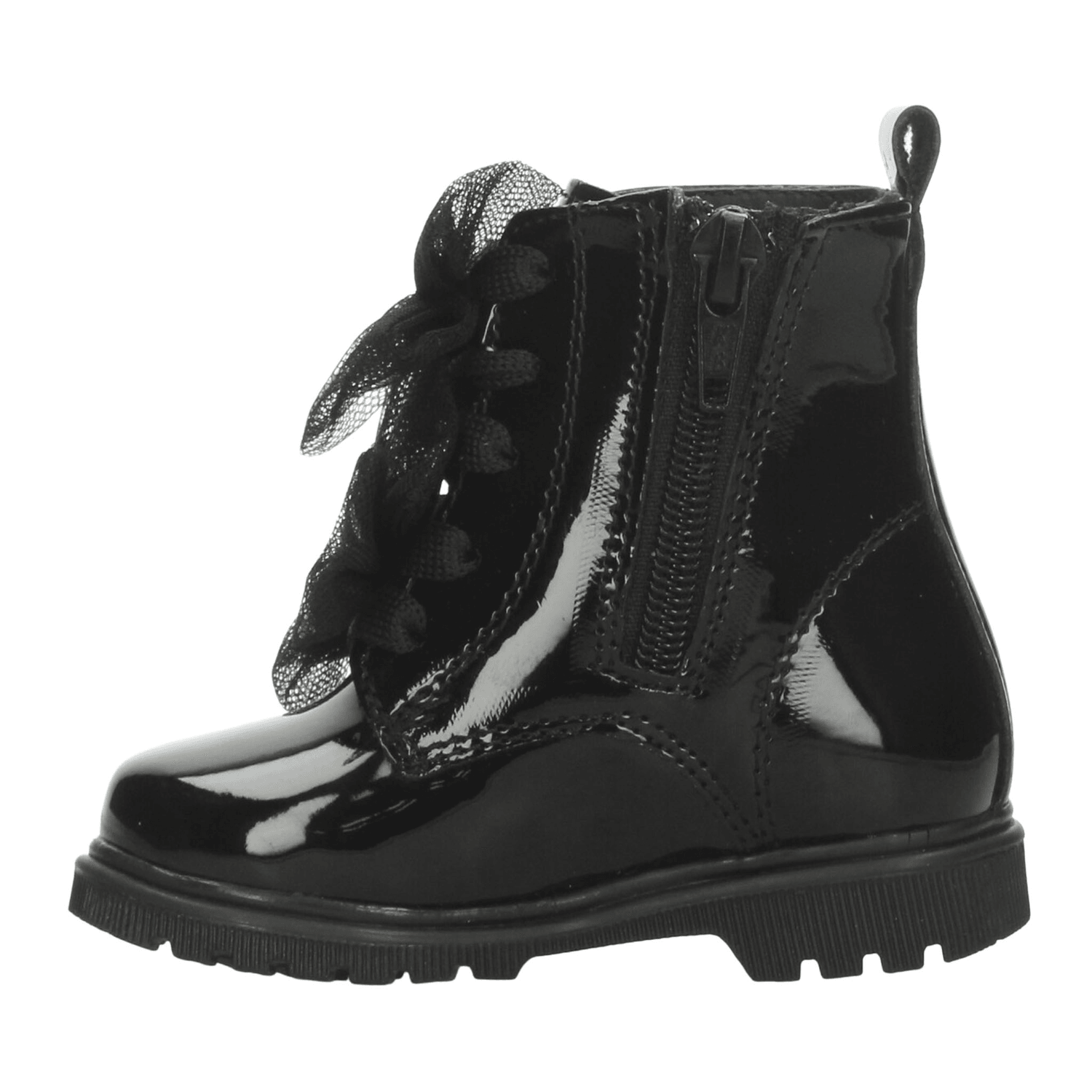 Bota Yuyin Niña Casual Moños Negro Infantil T12-15 — imagen 5