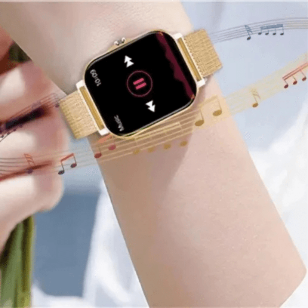 Audífonos Bluetooth G-tide L22 + Smartwatch Y13 (dorado) — imagen 8