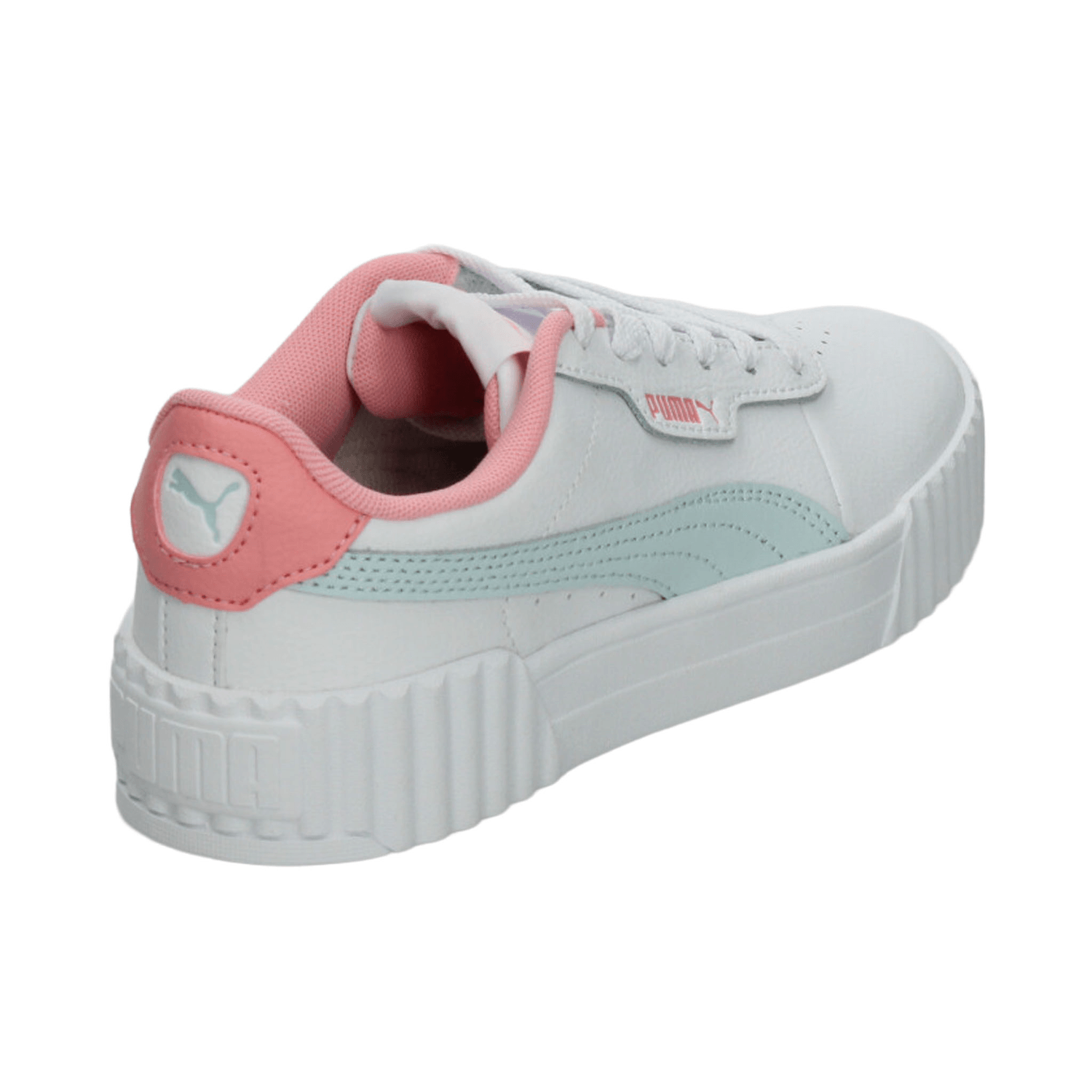 Tenis Niña Puma Carina 3.0 Jr Blanco Casual Infantil T22-25 — imagen 4