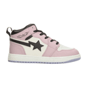 Tenis Vavito Niña Casual Urbano Cintas Ajustables Cómodo Blanco, Rosa Juvenil T22-27