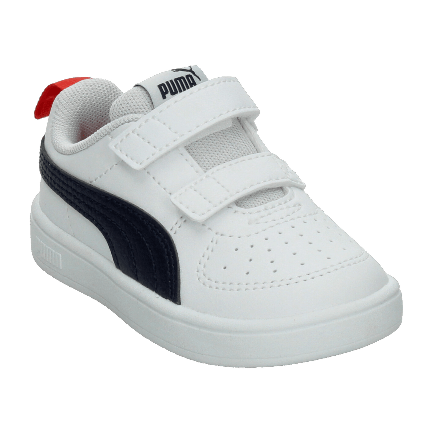 Tenis Puma Rickie V Niño Casual Blanco Infantil T11-16 — imagen 4
