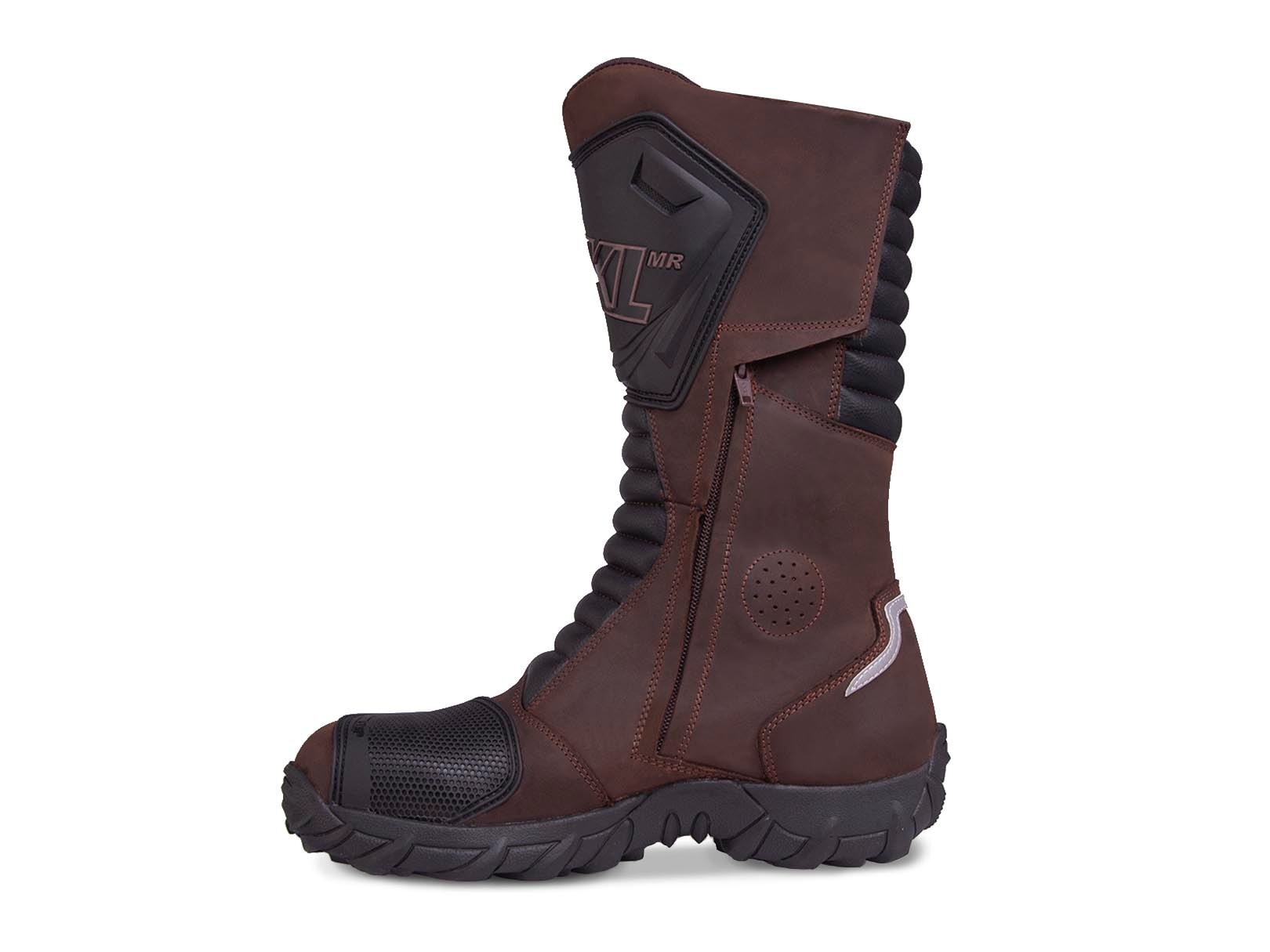 Botas Hombre Moto Biker Doble proposito Workland 76227 café — imagen 14