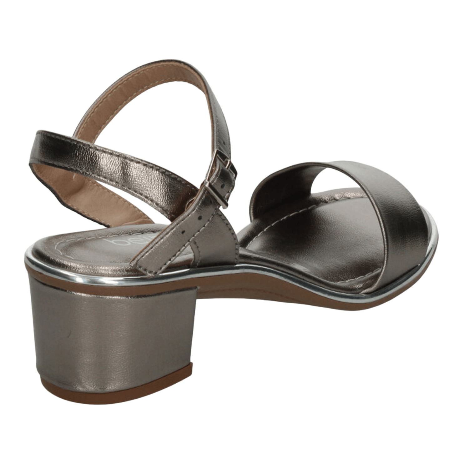 Sandalias Beira Rio Dama Fiesta Plateada Mujer — imagen 3