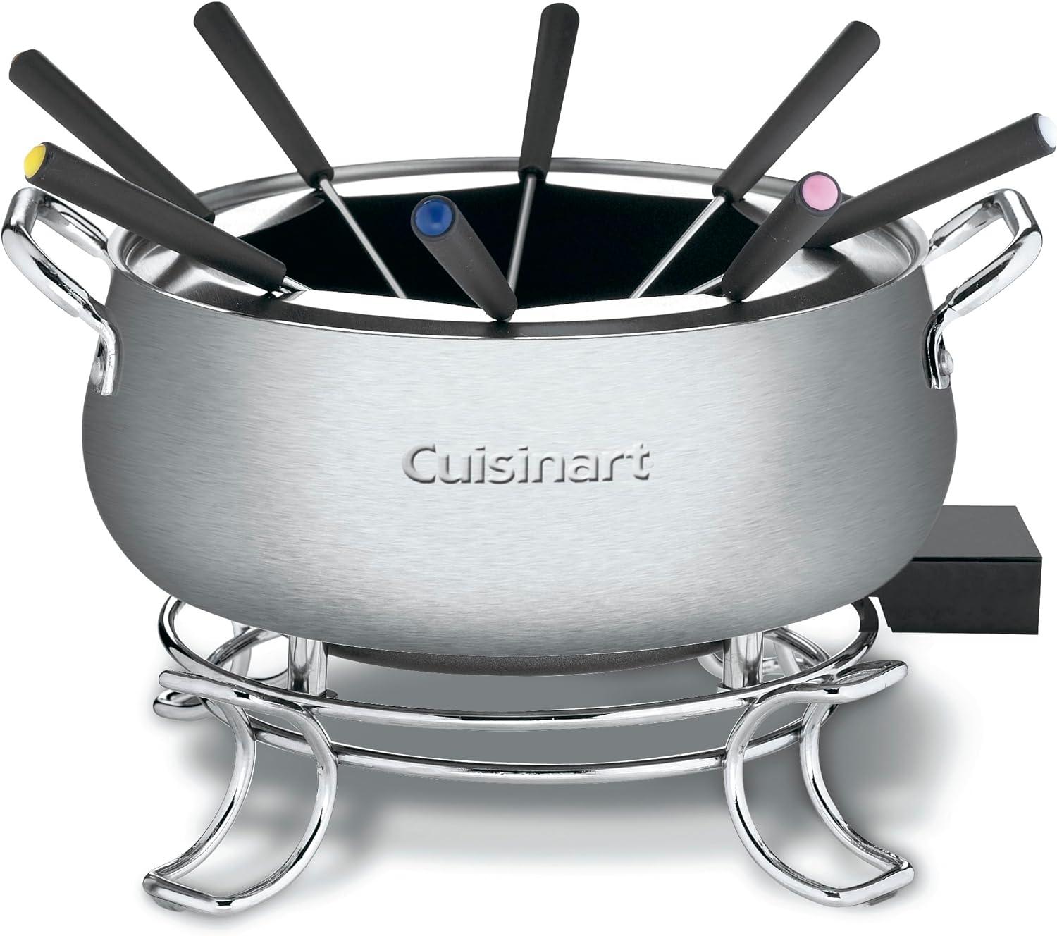 FONDUE ELECTRICO CUISINART CFO-3SS 2.8L 8 TEMP QUESO CHOCOLA — imagen 1