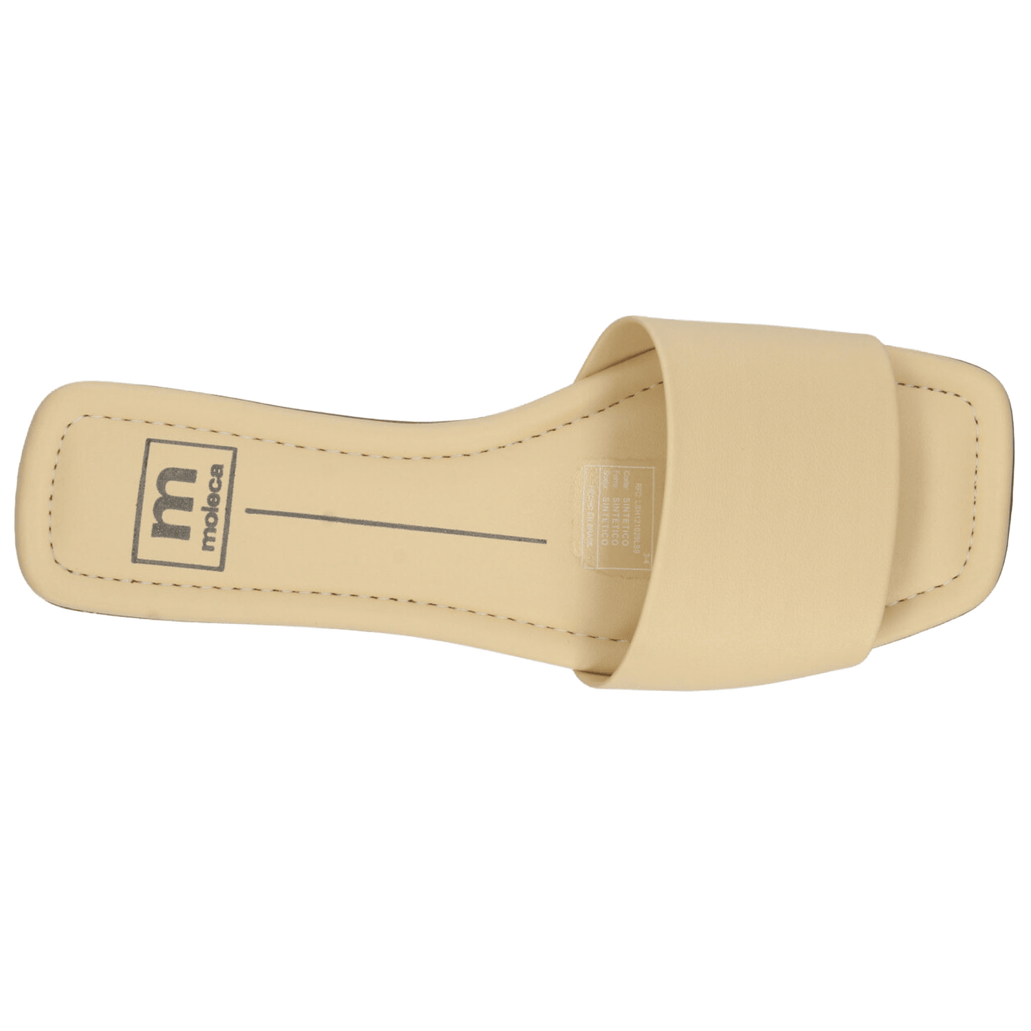Sandalias Moleca Dama Casual Amarillo Mujer — imagen 8