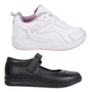 Zapato Escolar Mirage Niña Y Tenis Liso 1343976