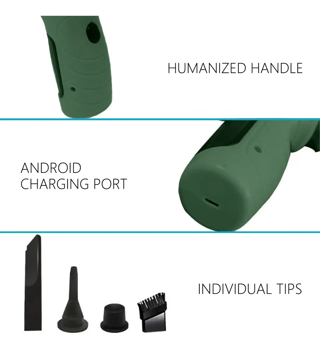 Aspiradora Inalámbrica Portátil Multifunción para Auto y Hogar — imagen 9
