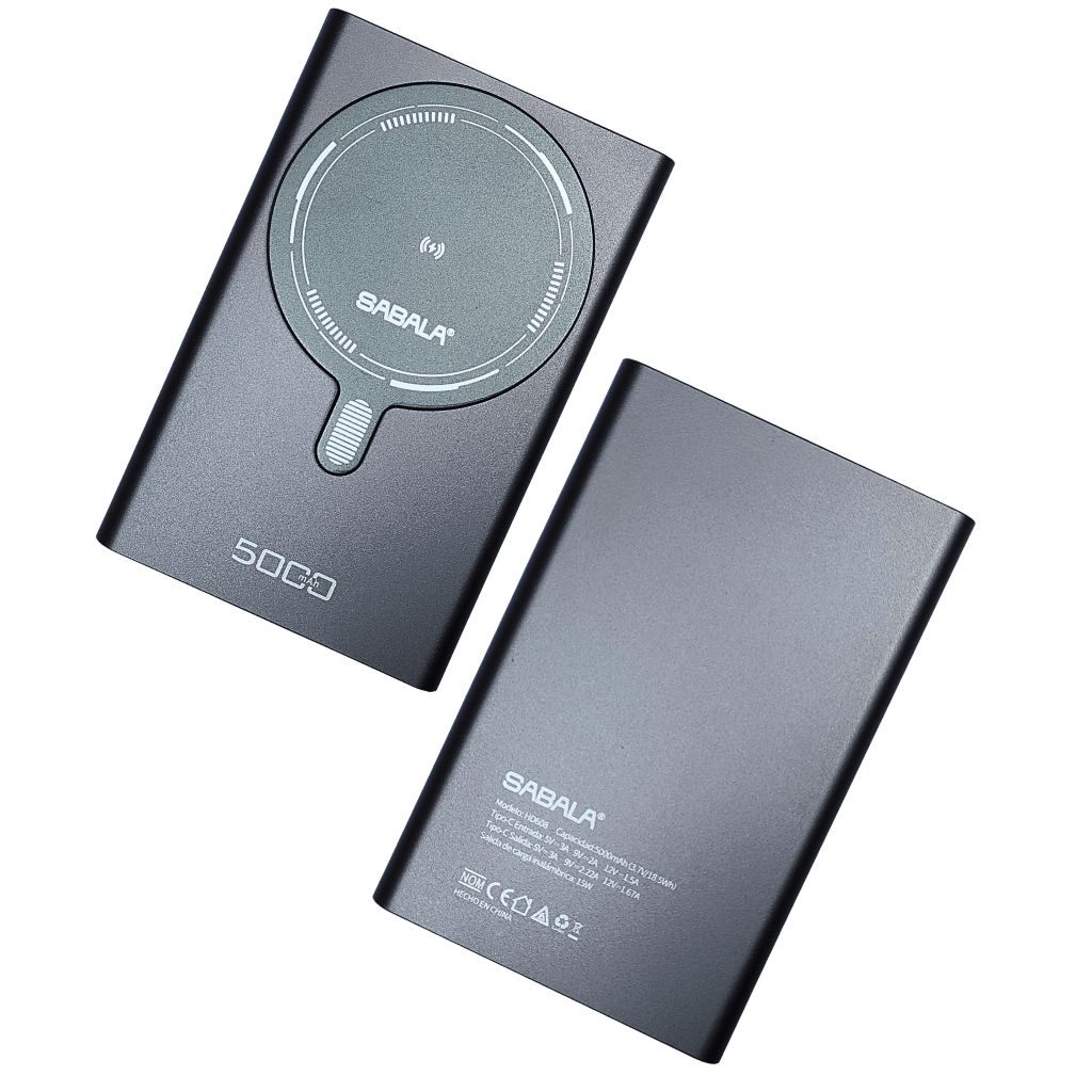 Power Bank Inalámbrico Sabala HD 608 con Carga Rápida de 15W — imagen 5
