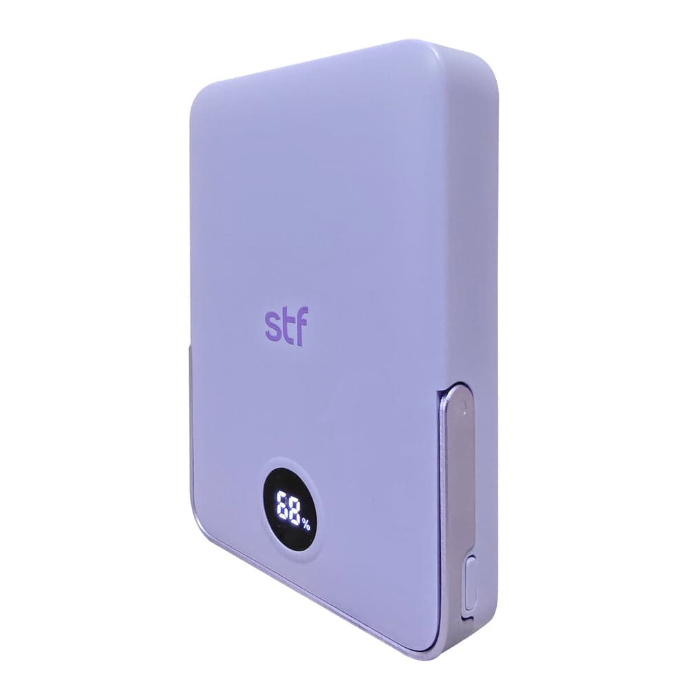 Batería Power Bank Portátil STF 10 000 mAh 20W Carga Magnética Lila — image 3