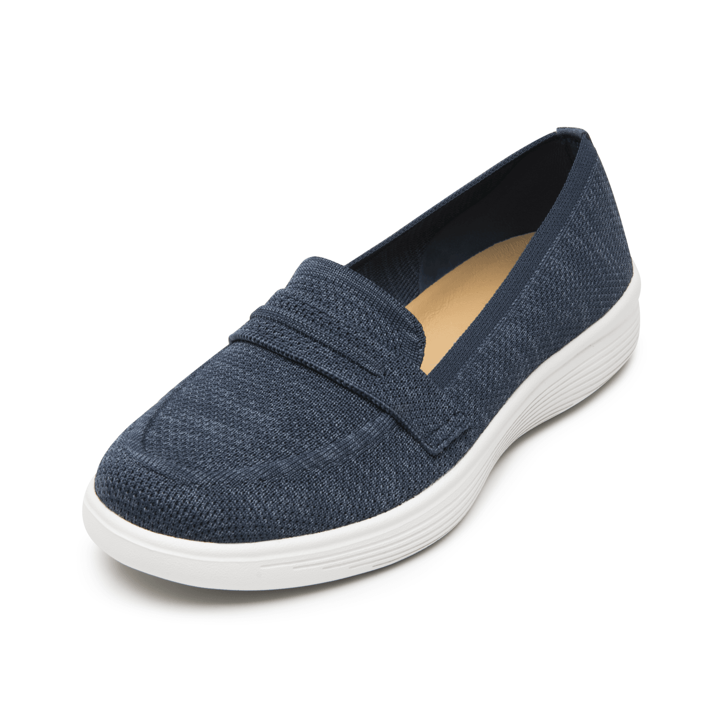 Zapato Flexi Grecya Dama Azul Confort Casual Slip On Mujer — imagen 4