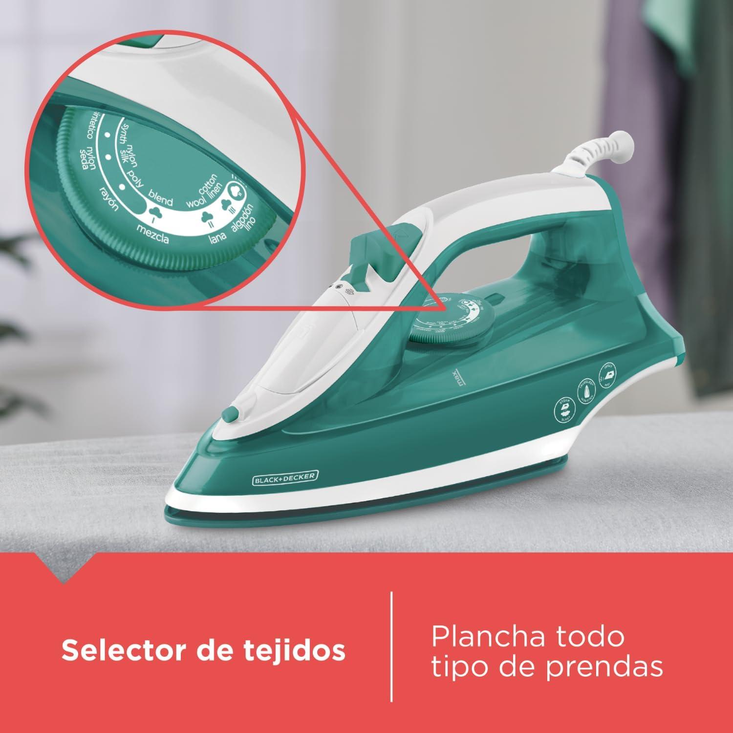 Plancha de Vapor Black+Decker IRBD352 1200 W Suela Cerámica — imagen 3
