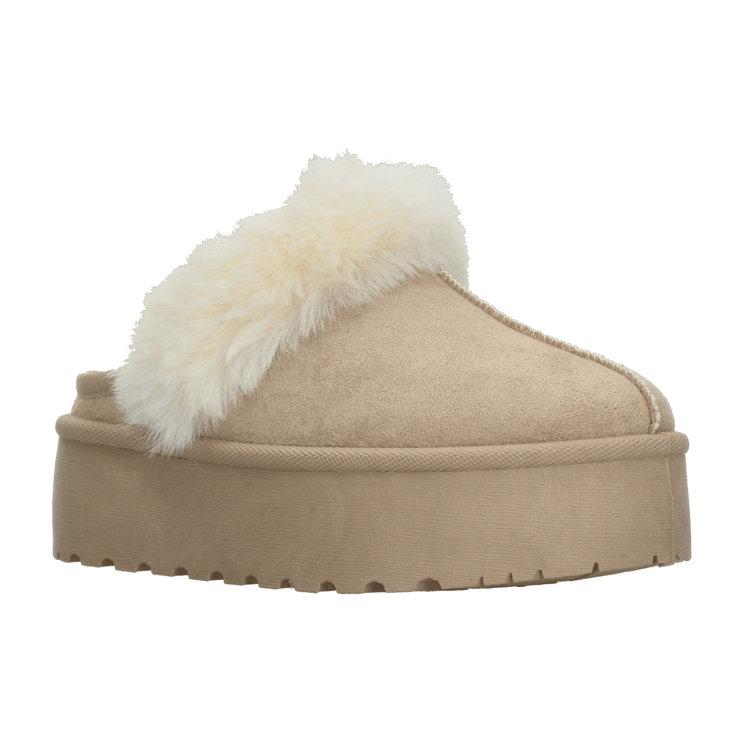 Zapato Berlin Dama Beige Peluche Para Mujer — imagen 3