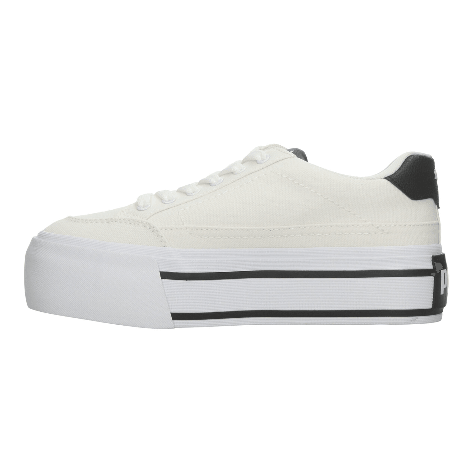 Tenis Puma Court Classic Vulc Dama Casual Plataforma Blanco Mujer — imagen 5