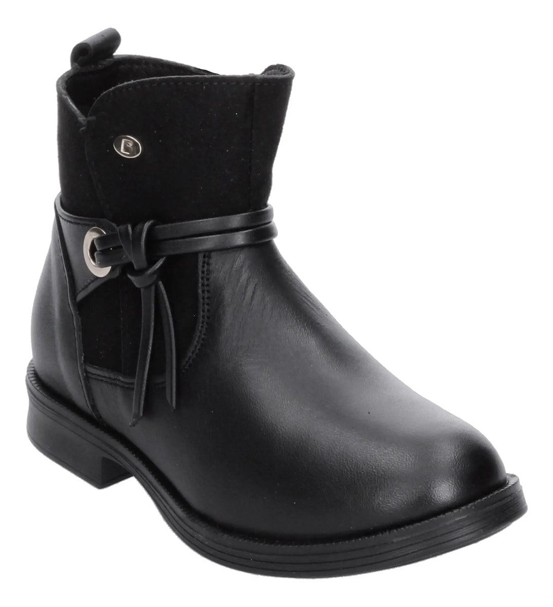 Bota Coqueta Niña Casual Negro Infantil — imagen 9