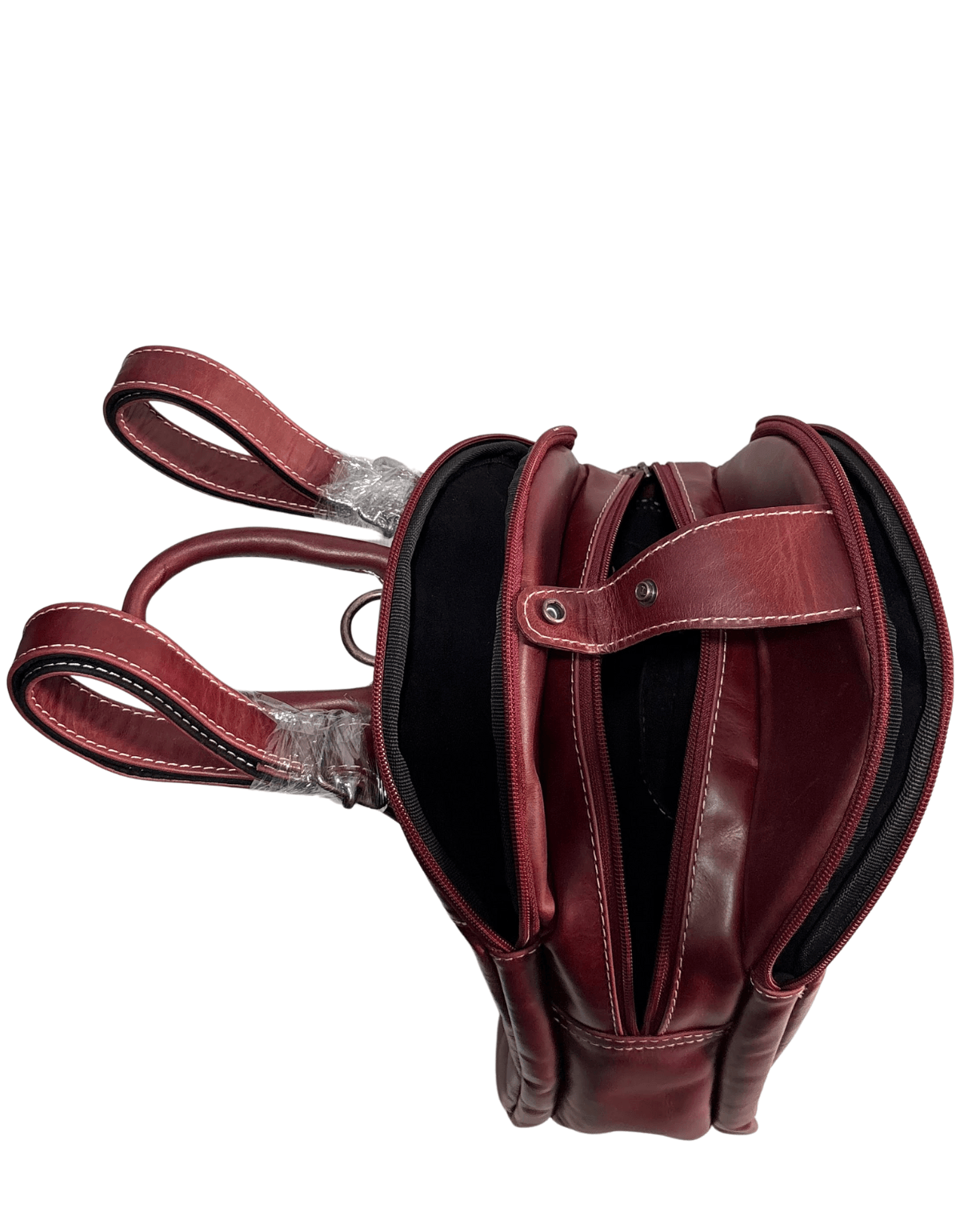Mochila Piel Legitima Ternera Original Antirrobo Impermeable Escandinavia — imagen 9