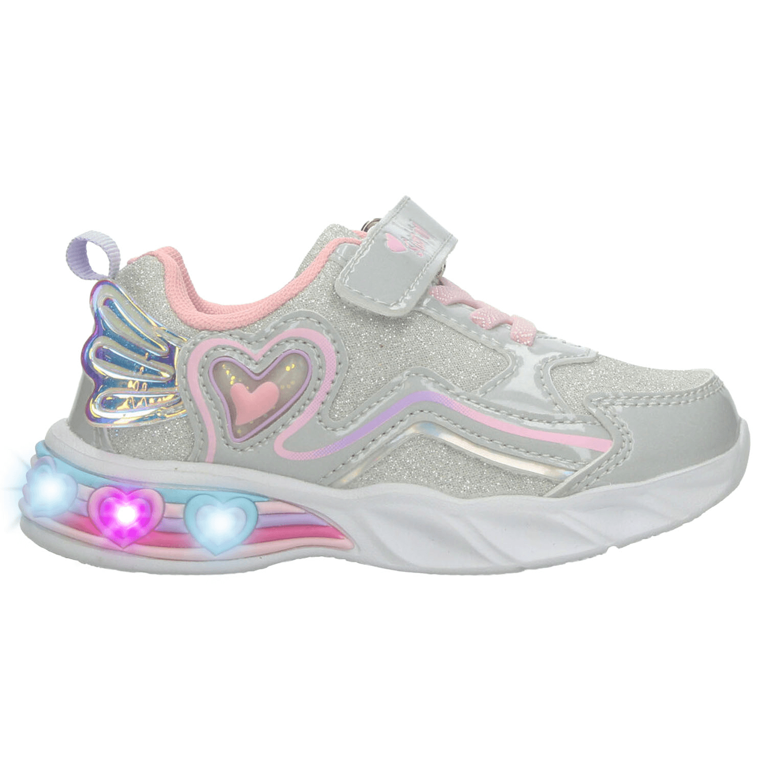 Tenis Tropicana Niña Plateado Casual Infantil T16-22 — imagen 2