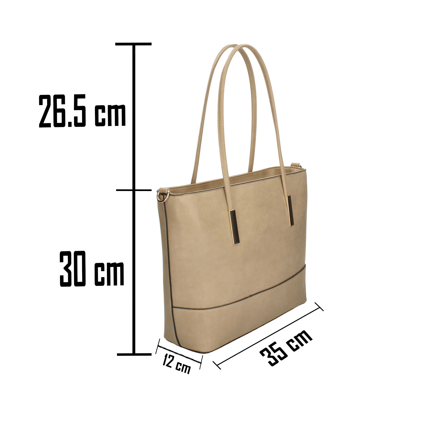 Bolsa Abisai Handbags Dama Casual Beige Mujer — imagen 3
