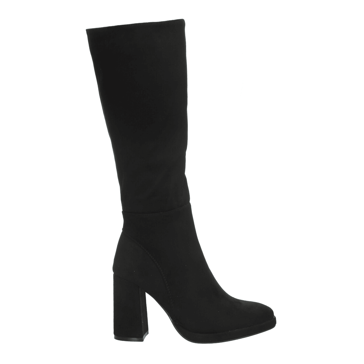 Bota Berlin Dama Casual Tacón Largo Cierre Negro Mujer — imagen 1