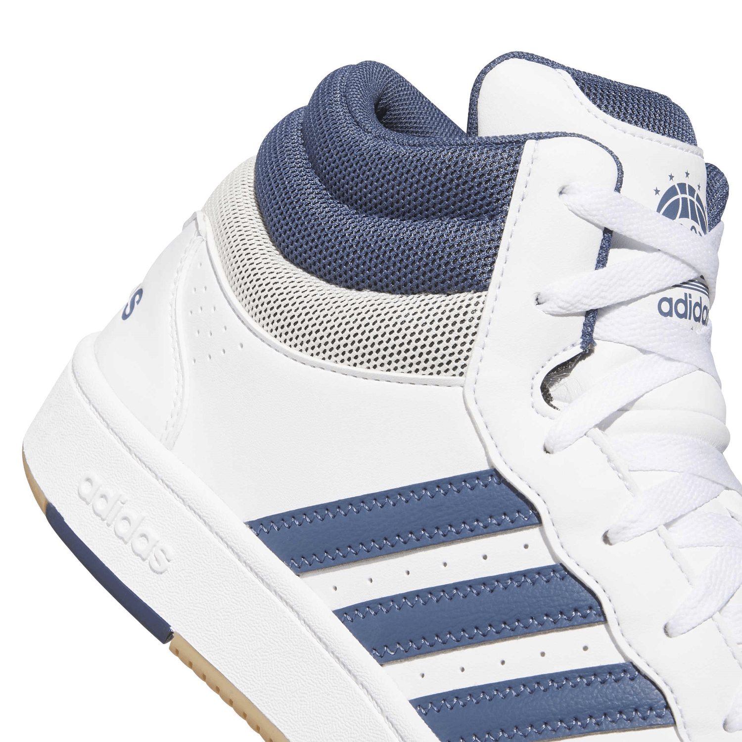 Tenis Adidas Hoops Mid Classic Hombre Casual Blanco Caballero — imagen 5