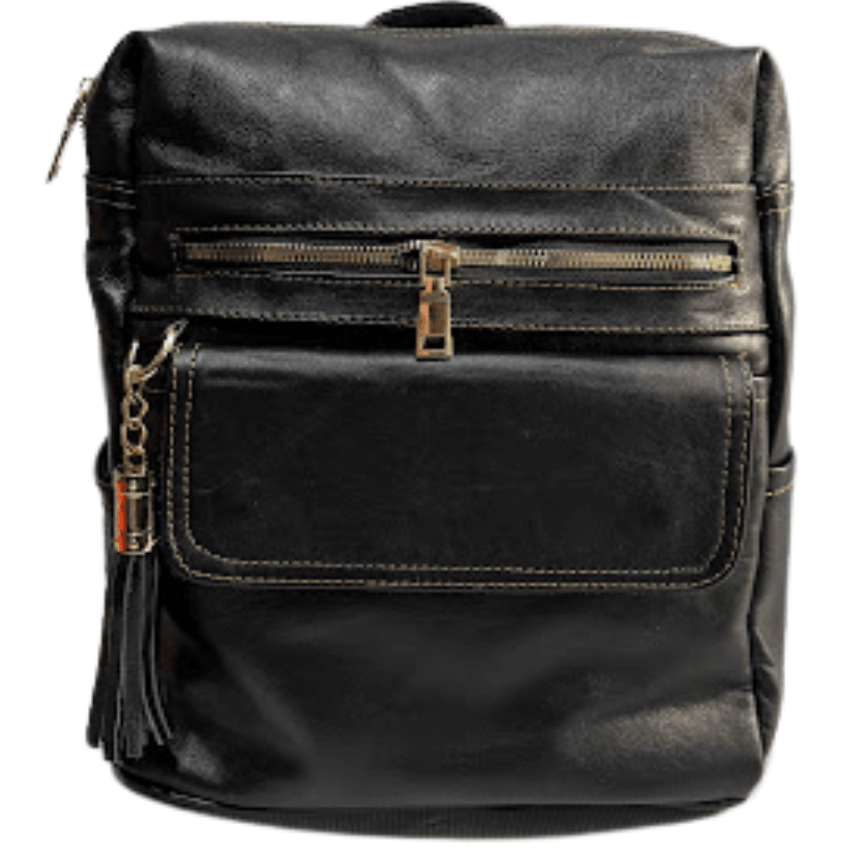 Mochila Bolsa Mariconera 3 En 1 De Piel Legitima Suave Para Dama Jf5 — imagen 14