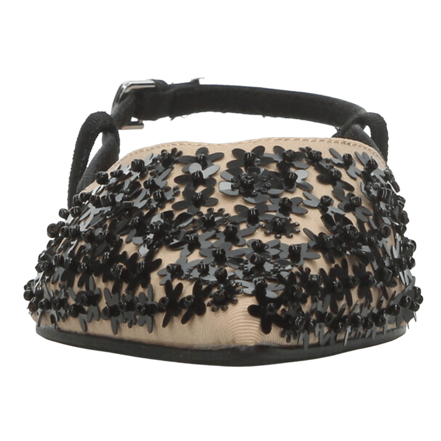 Flats Corina Negro Casual Flores Comodo Para Mujer — imagen 7