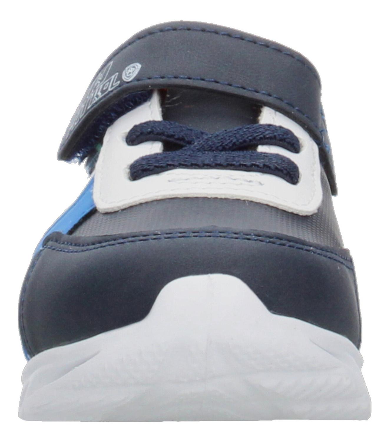 Tenis Niño Toddler Paw Patrol Azul Marino Casual Suela Luces Led Ligero Velcro Ajustable — imagen 7