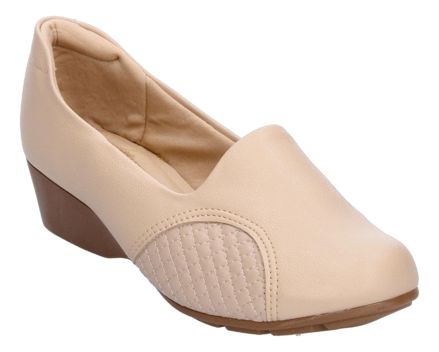 Zapato Modare Dama Plataforma Confort Beige Mujer — imagen 2